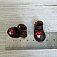Shoes for Blythe with mushroom fly agarics (color - brown, red). Clothes for dolls. Olga Safonova. My Livemaster. Фото №6