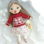 Авторская текстильная кукла Аня
