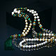 Order Rio beads with malachite Beads long 108 beads beads with brush. Mala by Jemma. Livemaster. . Necklace Фото №3