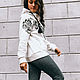 Black&white sweatshirt. Sweatshirts. BORMALISA. My Livemaster. Фото №5