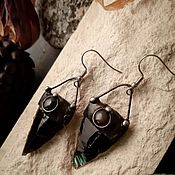Украшения handmade. Livemaster - original item Rostrum Hawkeye Earrings (e-008-03). Handmade.