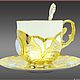 Coffee cup and saucer 'Blue agate' z383. Gifts. zlatiks2. My Livemaster. Фото №6