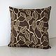 Pillow with embroidery 'Golden leaves'. Pillow. Shpulkin dom. Online shopping on My Livemaster.  Фото №2