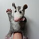 Order Toy on hand possum small. Theatrical puppets. AnzhWoolToy (AnzhelikaK). Livemaster. . Puppet show Фото №3