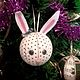 The Year of the Rabbit: Christmas tree toy "Ushastik", Christmas decorations, Moscow,  Фото №1