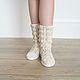 Сапоги летние "Эмили". High Boots. KnittedBoots. My Livemaster. Фото №5