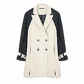 Винтаж handmade. Livemaster - original item Size 42-44. Warm double-breasted wool coat. ASOS. Handmade.