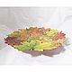 Openwork dish Autumn maple 40 cm. Plates. Elena Zaychenko - Lenzay Ceramics. My Livemaster. Фото №4