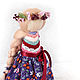 Кукла оберег на счастливое замужество Весенний цветок. сиреневый, Народная кукла, Краснодар,  Фото №1