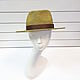Fedor's Straw Hat. Color olive, Hats1, Moscow,  Фото №1