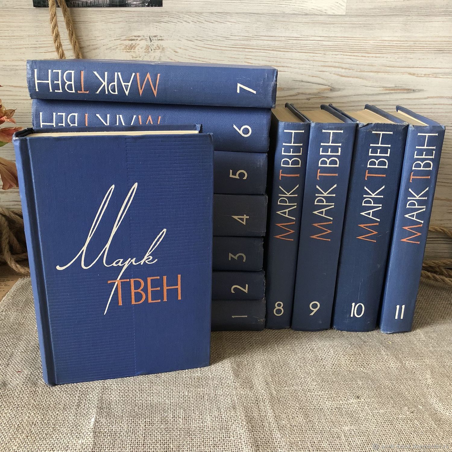 Купить подписку книг. Собрание сочинений марка Твена в 12 томах.