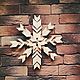 Wooden snowflakes in Norwegian style 3D. Interior elements. Masha Meyer. Online shopping on My Livemaster.  Фото №2