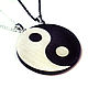 Pair of 'Yin-Yang' pendants'. Pendants. geppetto_jewelry. Online shopping on My Livemaster.  Фото №2