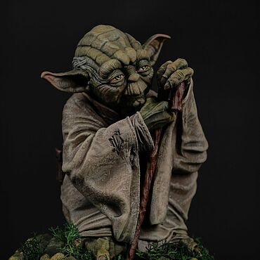 Подарки к праздникам ручной работы. Ярмарка Мастеров - ручная работа 3D Фигурка Йода Star Wars yoda звездные войны. Handmade.