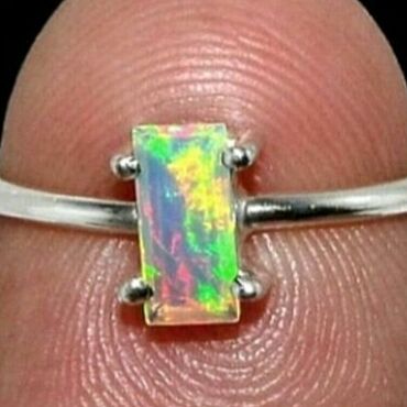 Канцелярские товары ручной работы. Ярмарка Мастеров - ручная работа 18,0 Кольцо с эфиопским опалом в серебре 925 ОПАЛ ВЕЛО.. Handmade.