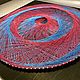 Панно ‘’Double spiral String Art’’. Стринг-арт. Ison. Интернет-магазин Ярмарка Мастеров.  Фото №2