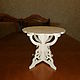 Doll table 1619. Doll furniture. Anna. Doll furniture (komfortno). Online shopping on My Livemaster.  Фото №2