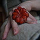 Ring wood Red Daisy. Rings. WOODMELODY. Online shopping on My Livemaster.  Фото №2