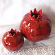 Vase 'Pomegranate'. Vases. author's ceramics. Online shopping on My Livemaster.  Фото №2