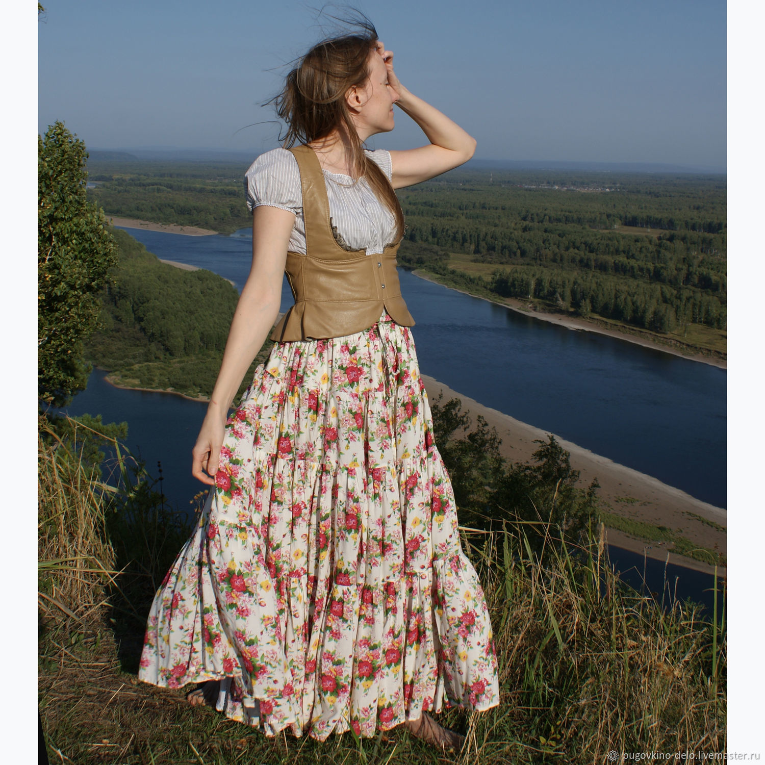 Женские юбки на лето, из штапеля: купить в Украине недорого
