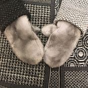 Аксессуары handmade. Livemaster - original item Fur mittens. Handmade.