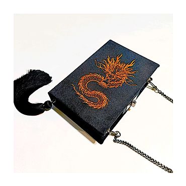 Сумки ручной работы. Ярмарка Мастеров - ручная работа Клатч-книга " Дракон". Handmade.