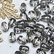 Beads drops 10/6 mm Gray 1 piece briolettes. Beads1. agraf. My Livemaster. Фото №4