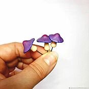 Цветы и флористика handmade. Livemaster - original item Mini Mushrooms for Florarium Garden Miniature for Doll Garden. Handmade.