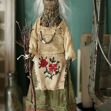 Куклы и игрушки ручной работы. Ярмарка Мастеров - ручная работа Баба Яга. Handmade.