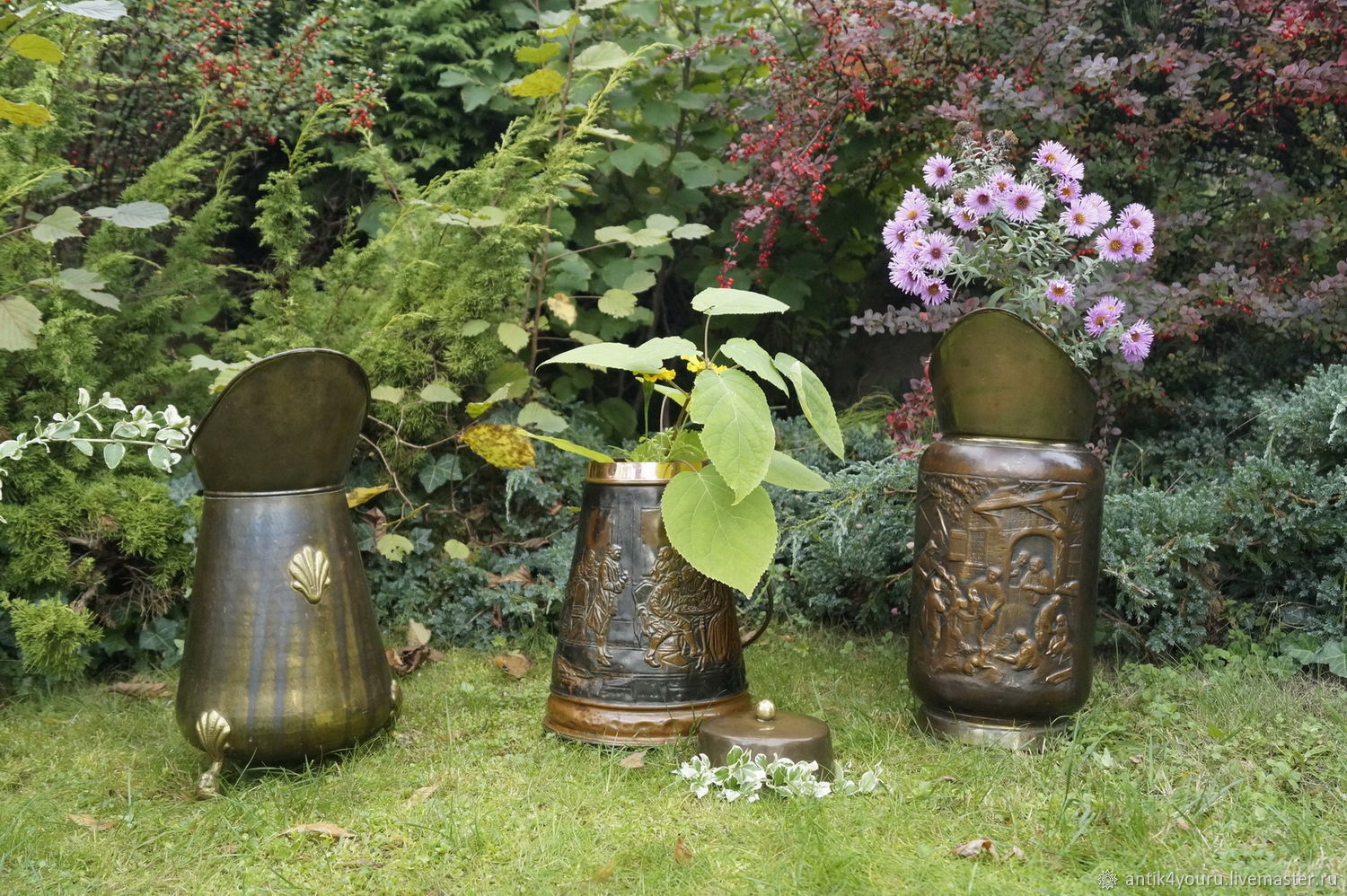 (5 шт.) Винтажные Кашпо, Кувшин, Чайник, купить в интернет-магазине ...