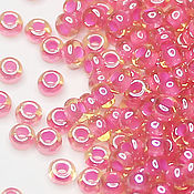 Материалы для творчества handmade. Livemaster - original item Czech beads 10/0 Pink procras 11028 10 g Preciosa. Handmade.