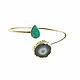 Agate and quartz bracelet, green bracelet, black bracelet. Bead bracelet. Irina Moro. Online shopping on My Livemaster.  Фото №2