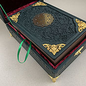 Сувениры и подарки handmade. Livemaster - original item Koran 4 in 1 in a Casket (leather book). Handmade.