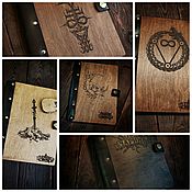 Канцелярские товары handmade. Livemaster - original item notebooks: Wooden notebook A6. Handmade.