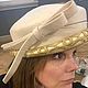 Винтаж: Шляпа от дизайнера Oscar de la Renta, CША. Головные уборы винтажные. СУНДУЧОК  РОЗАЛИНДЫ. Интернет-магазин Ярмарка Мастеров.  Фото №2