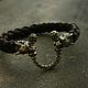 Bracelet made of genuine leather ,lynx, Bead bracelet, Volgograd,  Фото №1