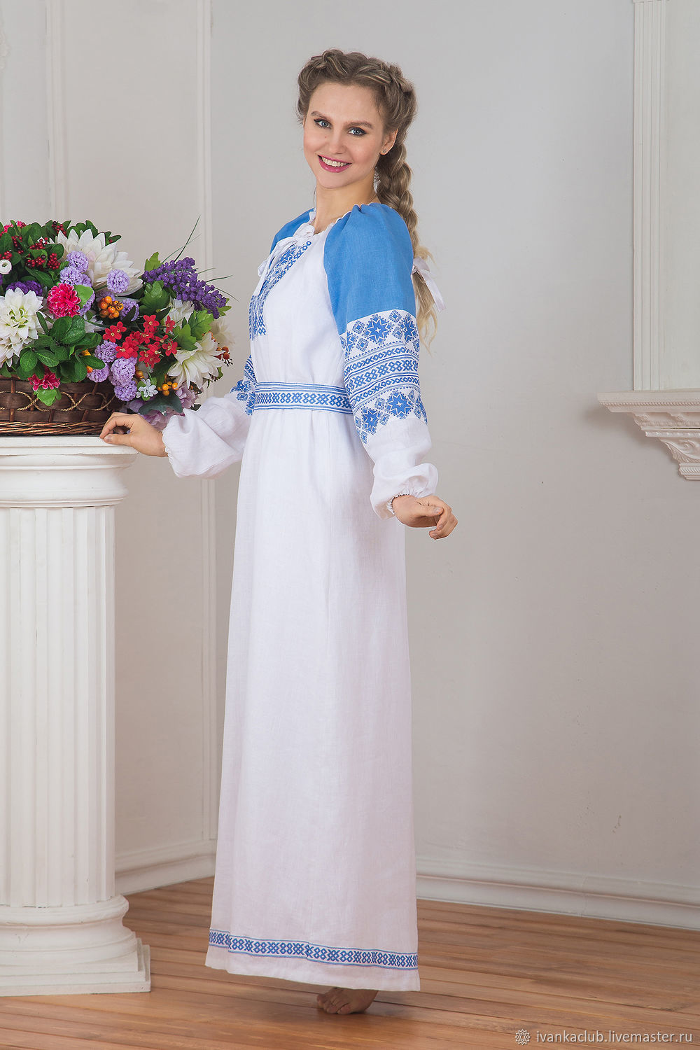 Русский стиль платья