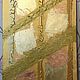 Abstract gold painting with patal and glitter 'Gift' 70h50. Pictures. chuvstvo-pozitiva (chuvstvo-pozitiva). My Livemaster. Фото №5