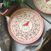 Комплект керамических плиток "Травы" для кухонного фартука