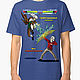 T-shirt with print 'Einstein vs Newton', T-shirts and undershirts for men, Moscow,  Фото №1
