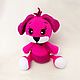 A raspberry puppy in a diaper. Stuffed Toys. ToysAndToys. Online shopping on My Livemaster.  Фото №2