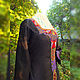 Linen medieval dress 'Margo'; Fantasy; Embroidered, Dresses, Lermontov,  Фото №1