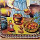 613. Декоративная разделочная доска Хозяюшка. Время грибов. Элементы интерьера. Татьяна - шкатулки для души. Ярмарка Мастеров.  Фото №5