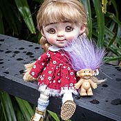 Очаровательная маленькая кошечка Кэт,куколка Блайз.Blythe Кэт