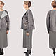 Jacket short grey fur pockets print knit quilted. Outerwear Jackets. Yana Levashova Fashion. My Livemaster. Фото №6