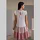 Gradient linen dress with pink wings. Dresses. molinialife. My Livemaster. Фото №4