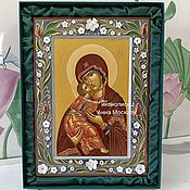 Картины и панно handmade. Livemaster - original item The Virgin Of Vladimir. Handmade.
