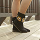 Summer ankle boots 'Vanessa'. High Boots. KnittedBoots. My Livemaster. Фото №6