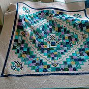 Для дома и интерьера handmade. Livemaster - original item Quilted patchwork bedspread 