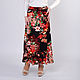 Demi-season skirt with flowers, Skirts, Novosibirsk,  Фото №1
